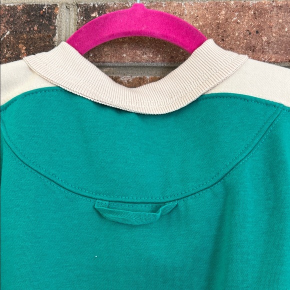 Papermoon Teal and Cream Sweatshirt - Picture 4 of 5